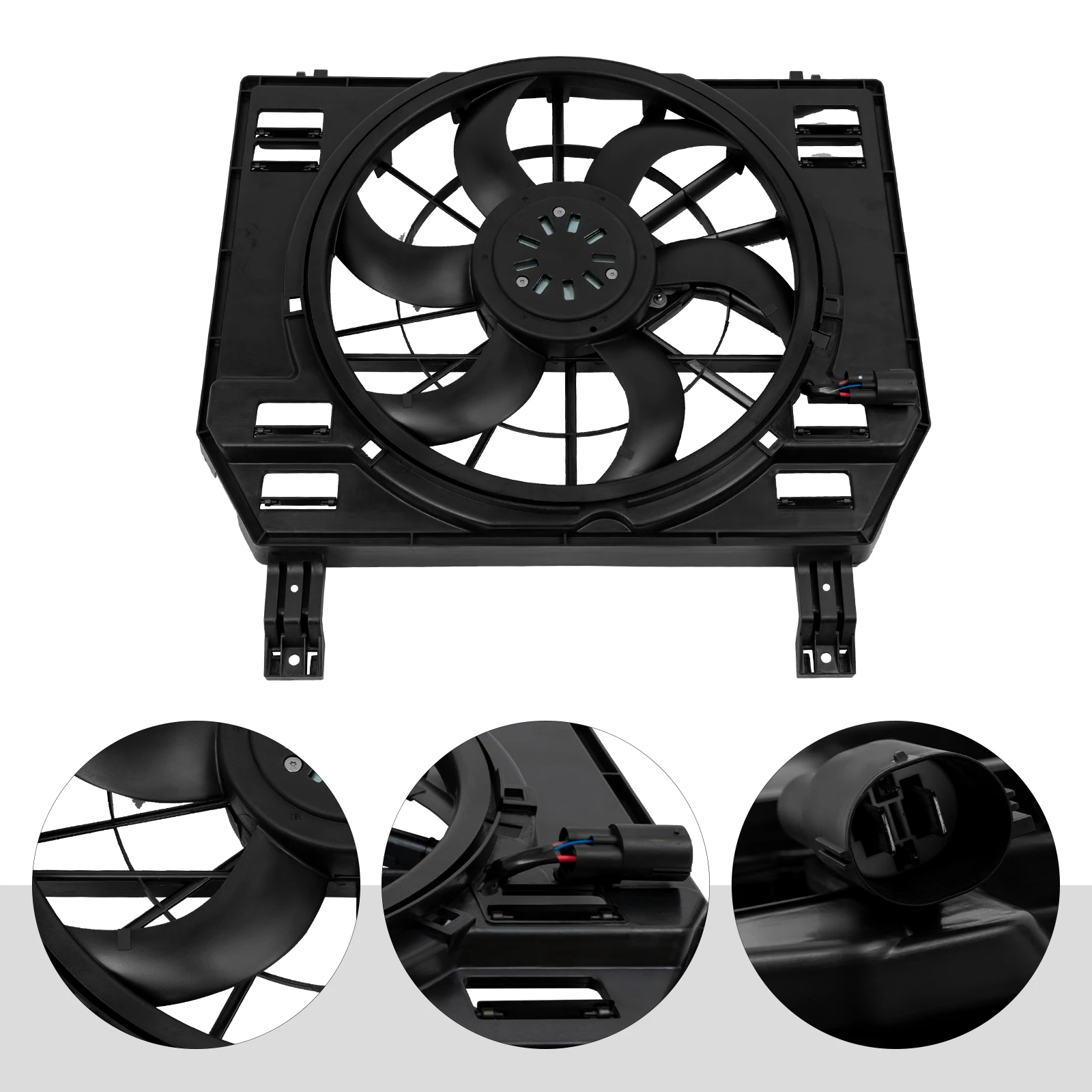 

3.0L 5.0LEngine Radiator Cooling Fan Assembly, Engine Radiator Cooling Fan For 2013-2018 Land Rover Range Rover