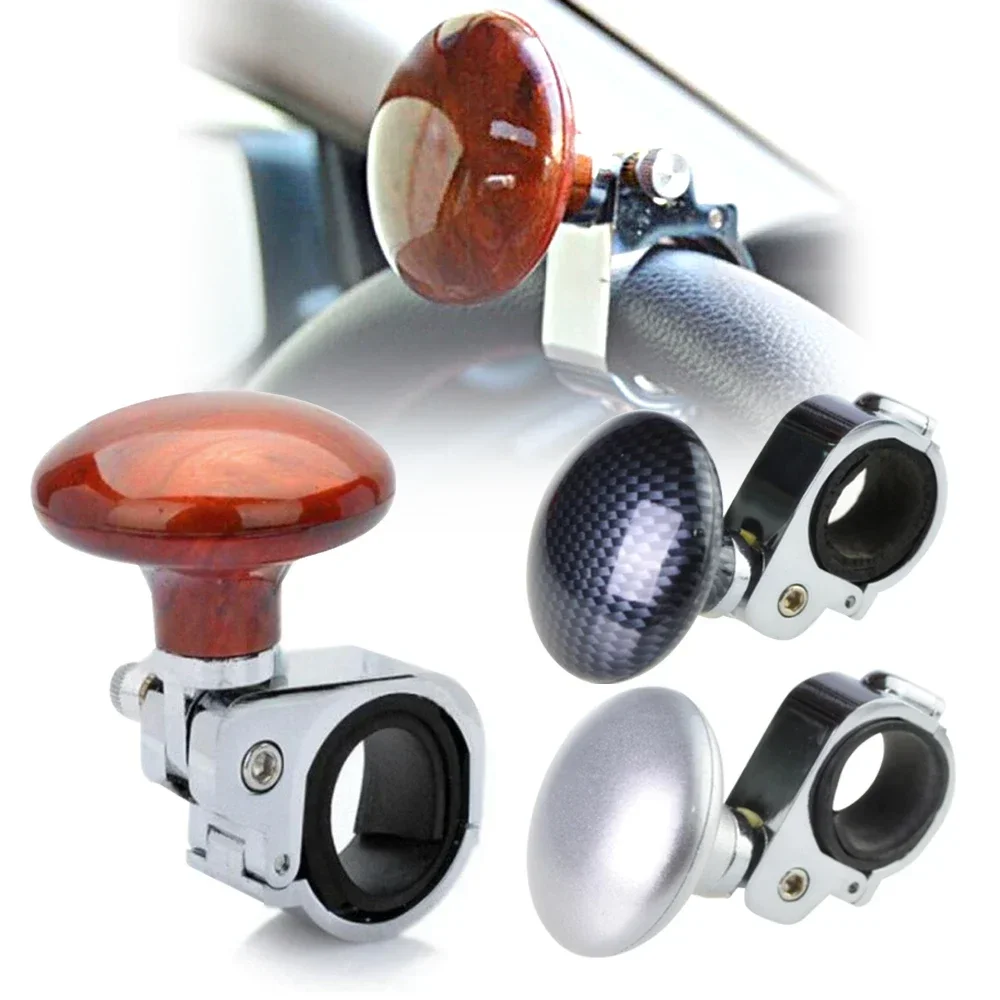 3 Color The New Durable Anti-slip Stylish Car Steering Wheel Booster Power Auxiliary Control Knob Ball Handle Shaped Booster