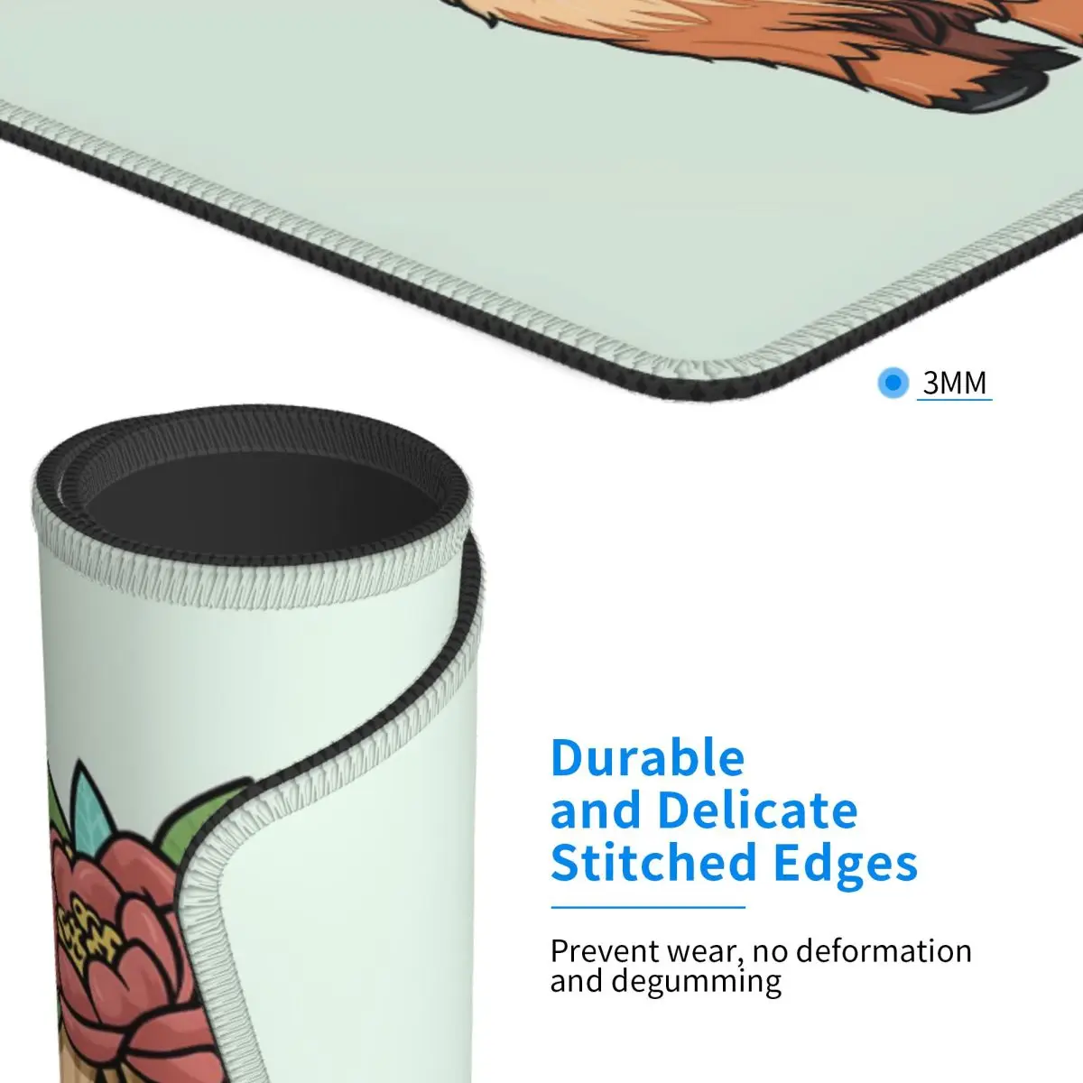 Highland vaca animal mouse pad teclado do computador mouse tapete gamer pc tapete de mesa acessórios de escritório tapetes de mesa