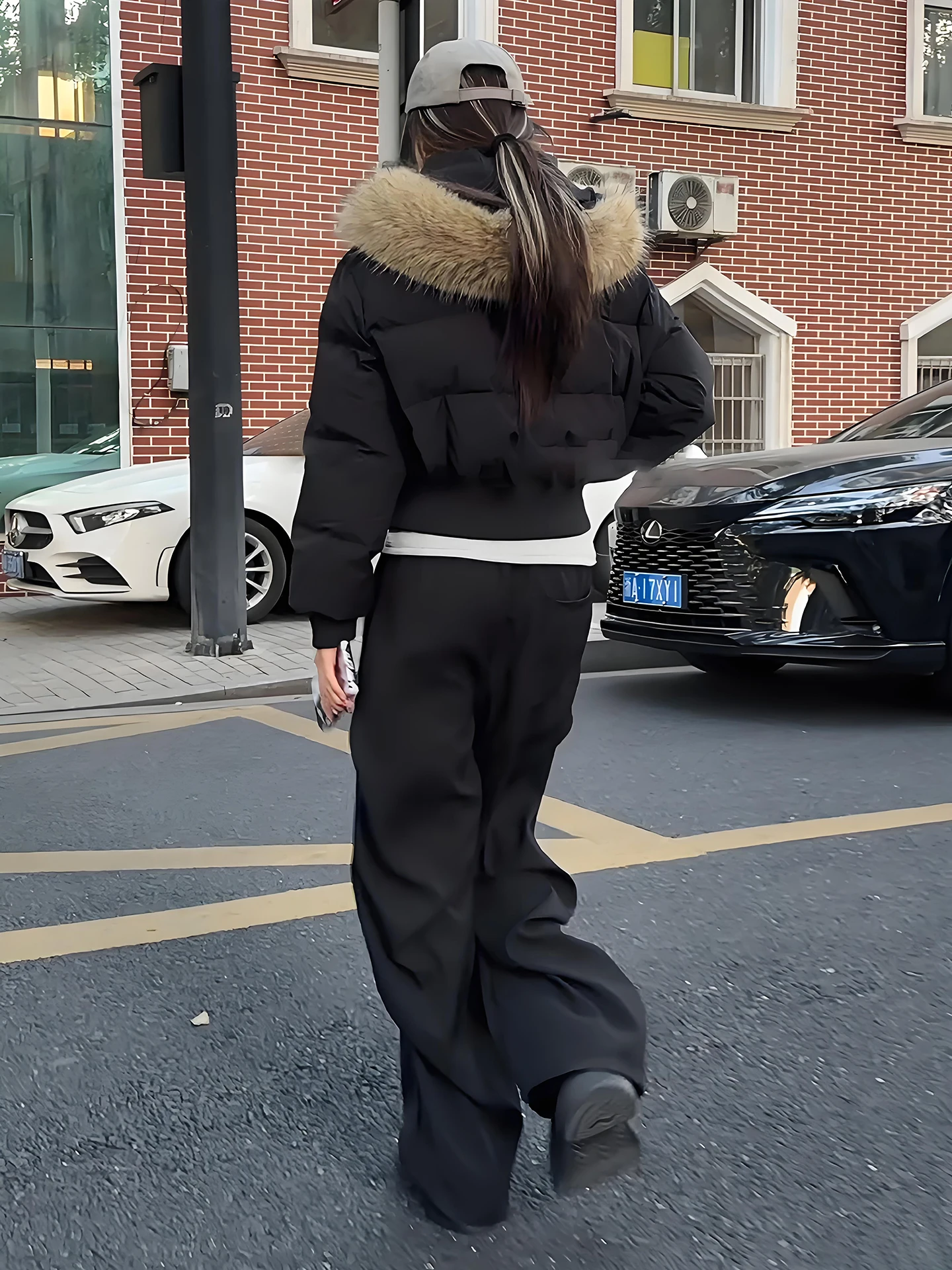 

Мужские брюки с широкими штанинами на подкладке, осенне-зимние, утепленные, плиссированные, прямые, рабочие, свободные, повседневные, с эффектом драпировки