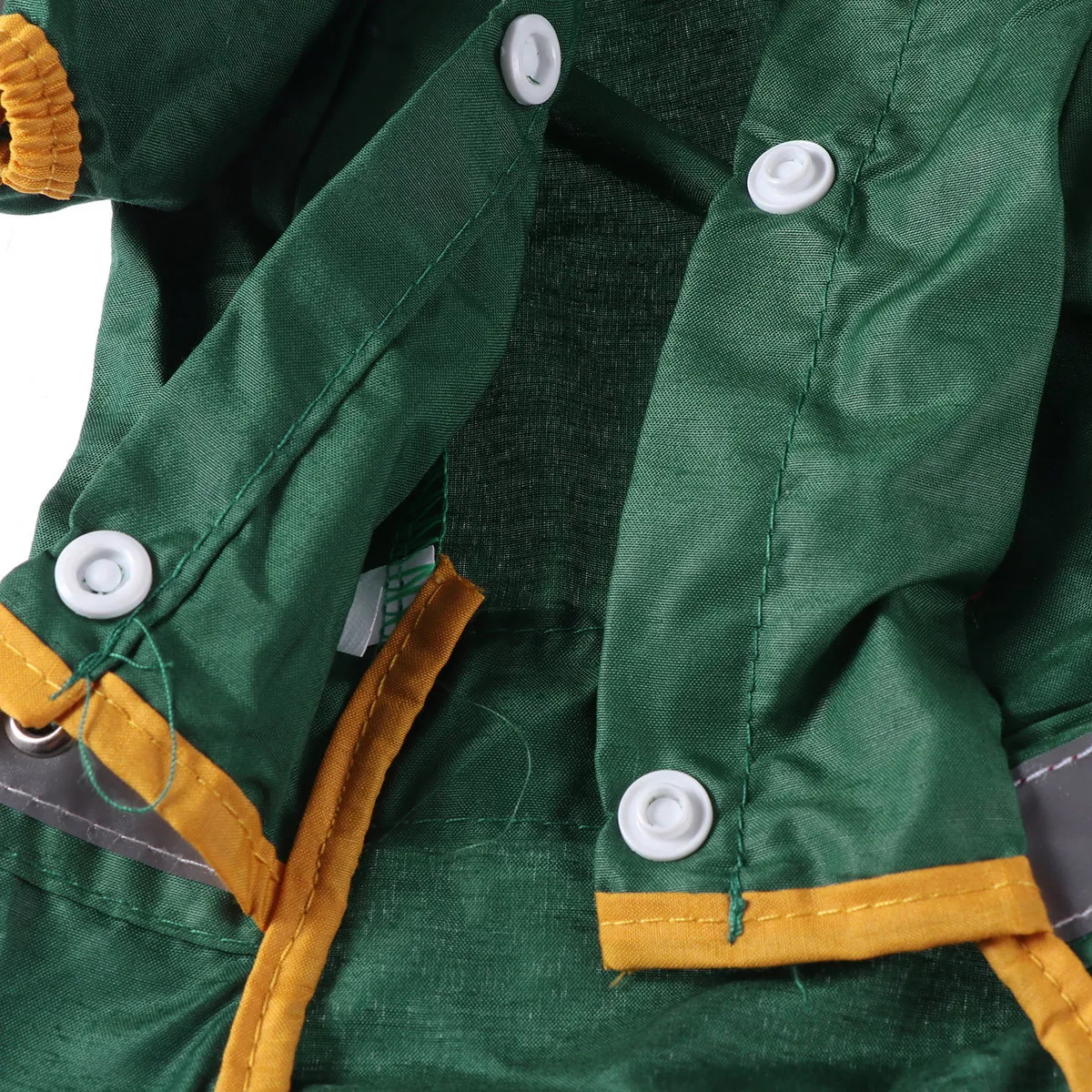 سترة مطر للكلاب معطف للحيوانات الأليفة بغطاء للرأس قابل للتعديل مع شريط عاكس للكلاب والقطط الصغيرة