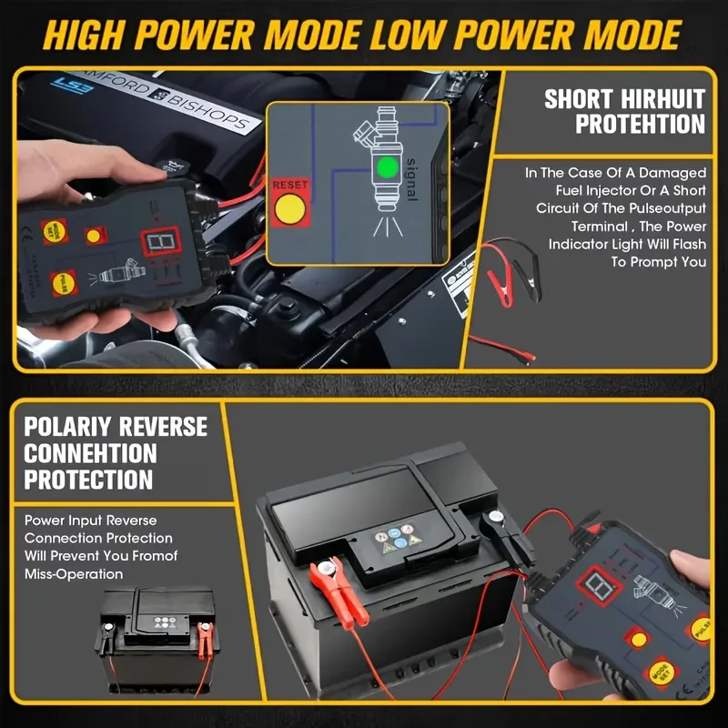 2026New ModelCNBJ-620 12V Automotive Fuel Injector Test Cleaning Equipment – Durable PVC Construction, Features 4 Pulse Settings