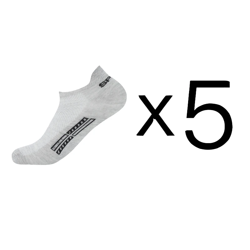 5 Pairs/Lot High Quality Men Ankle Socks Breathable Cotton Sports Mesh Casual Athletic Thin Cut Short Sokken Plus Size, image 12