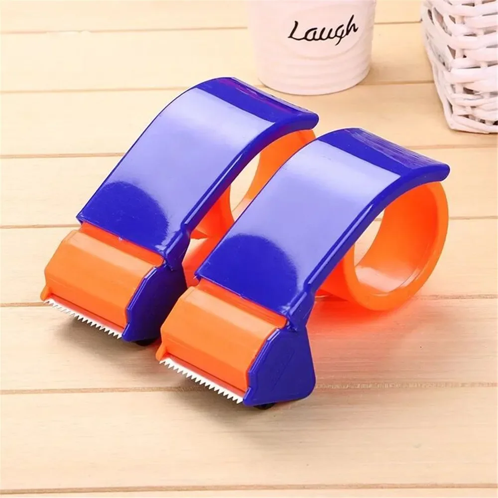 Tape Dispenser Plastic Sealing Packer Packaging Parcel 48mm Width Roller Tape Cutter Sealing Tape Holder Manual Packing Machine