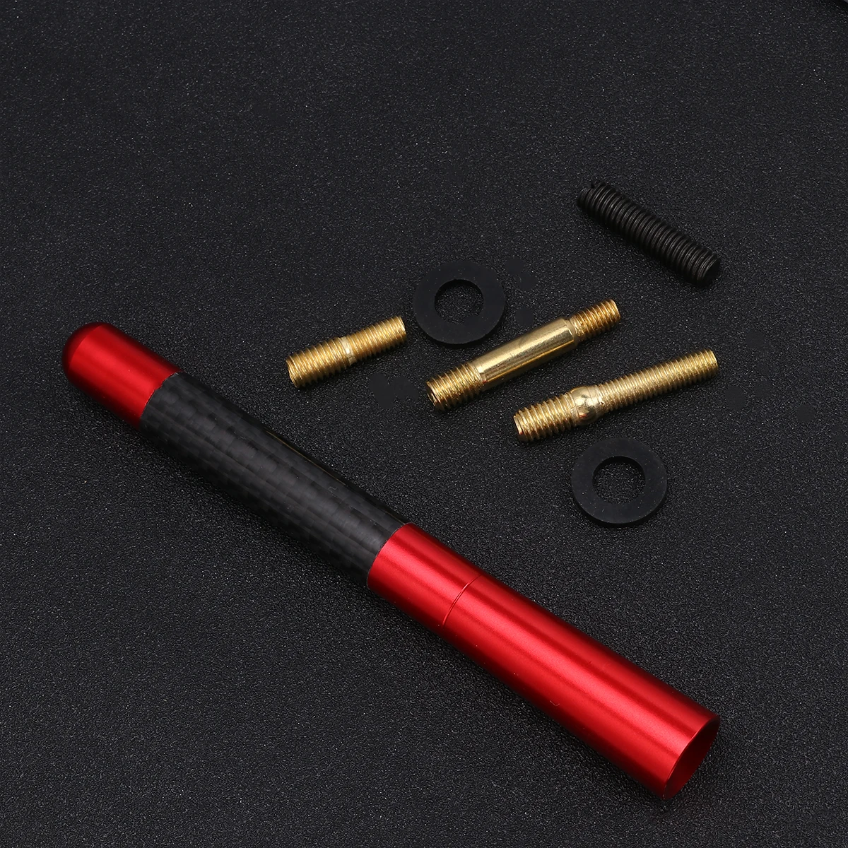 

Car Roof Antenna 12 Cm Aluminum Alloy Lightweight Universal Off Road Vehicle Modified Decor Antenna Car Exterior Parts