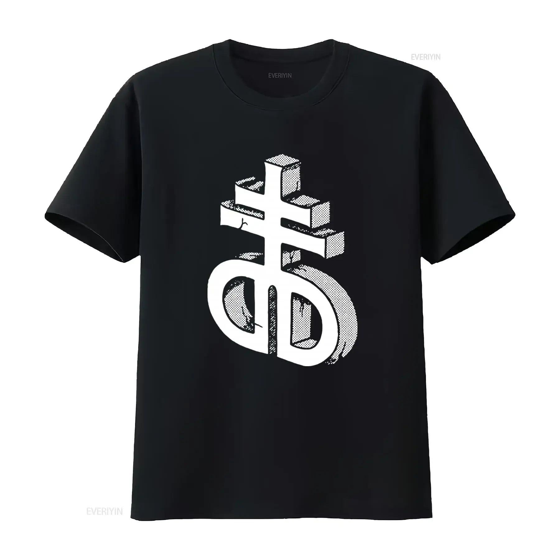 Camiseta Drop Dead Clothing Withstand Negra Talla Mediana M Oliver Sykes DD con Estampado Cruzado Vintage Lavado Suave Ligeramente a la Moda