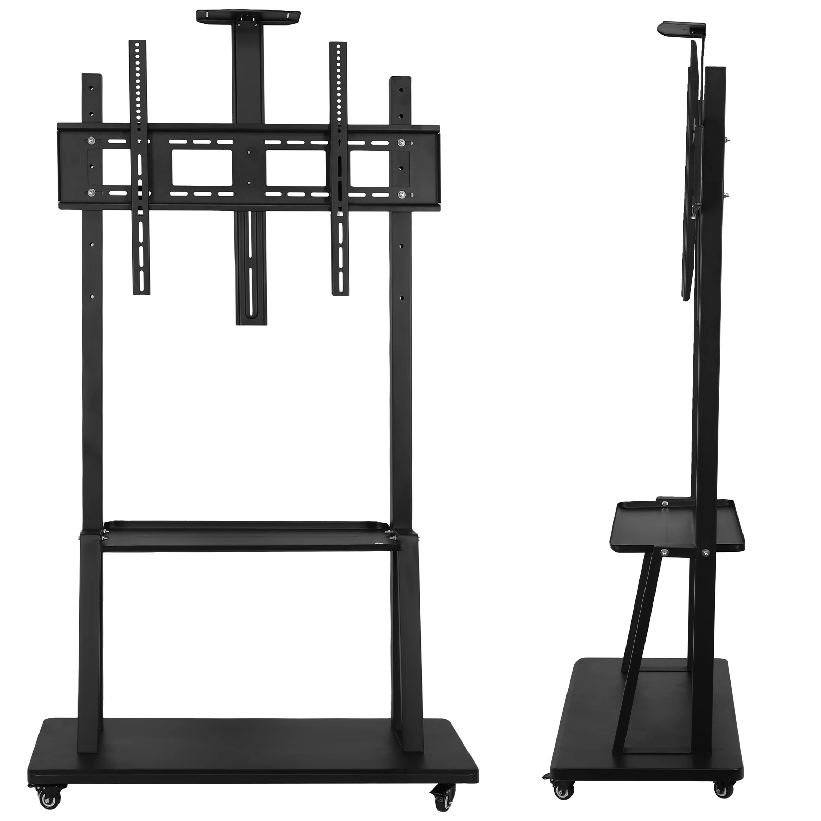 Smart Board Stand Height Adjustable Universal TV Floor-Standing Stand Conference TV Mobile Cart for Home Meeting Outdoor
