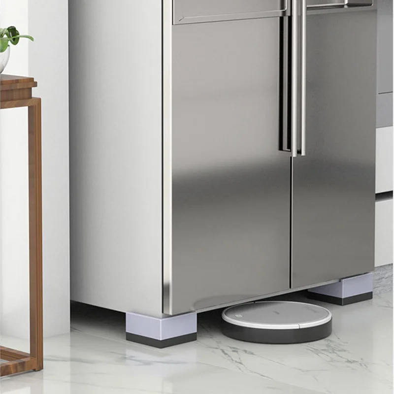 정사각형 가구 발 패드, 미끄럼 방지 무음 패드 강화, 플라스틱 테이블 및 의자 커피 테이블 충격 흡수 패드, 냉장고 패드, 세탁기 바닥