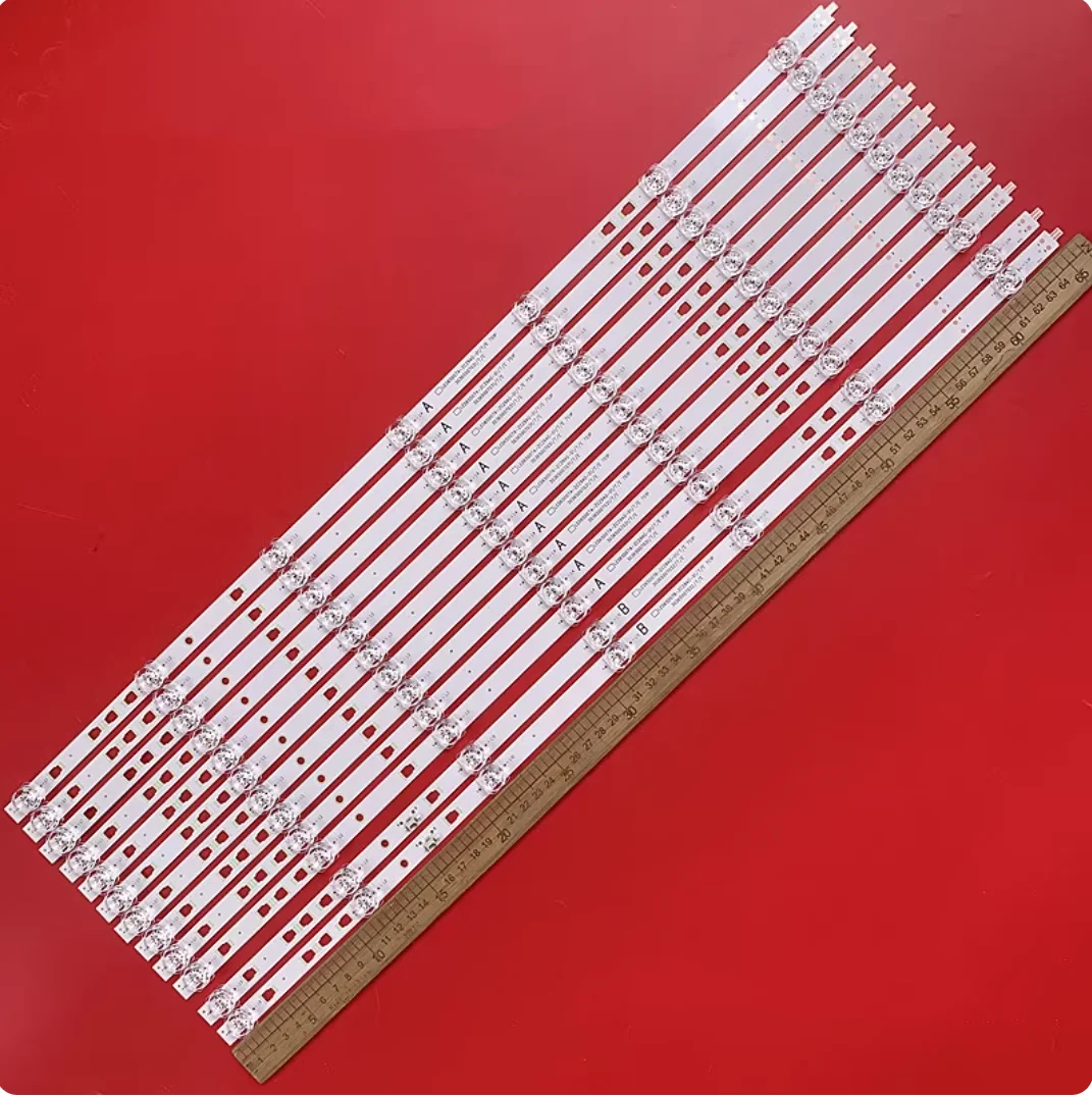 Tiras LED de 7 LED para TV JVC 65 LT 65N675 LT-65N675 Lt-65mb508 LT-65CA890 LT-65MB708 LED65D07A-ZC29AG-01E LED65D07A-ZC29AG-01