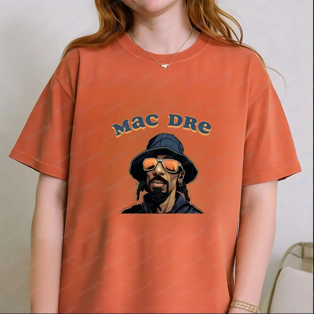 Mac Dre's Unique Casual Fun Crazy and Classic Cotton Short-sleeved T-shirt Suitable for Both Men and Women