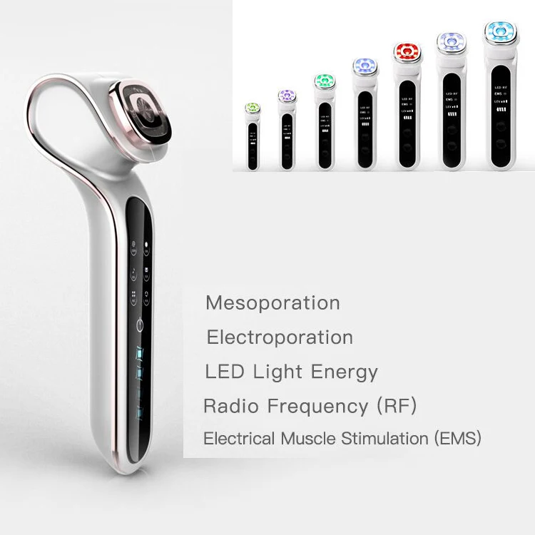 المكتبة الذكية الكل في واحد جهاز التجميل المضاد للتجاعيد للاستخدام المنزلي قابس USB العناية المستهدفة لتبييض الوجه مع العلامة الخاصة F #4