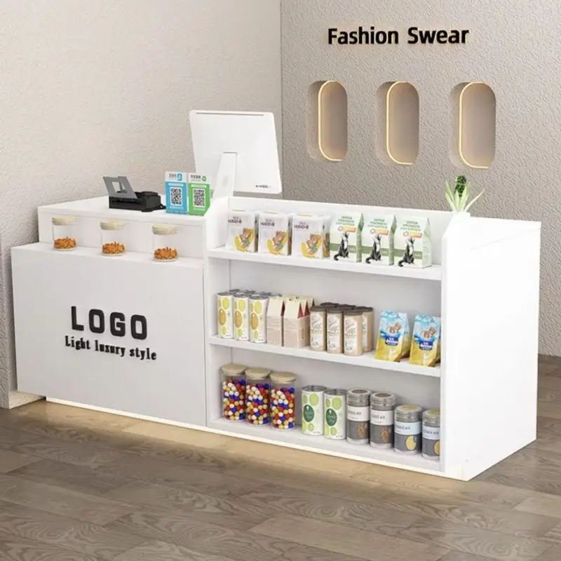 

HYS bar checkout page store small counter supermarket convenience store counter table display stand milk tea shop front desk