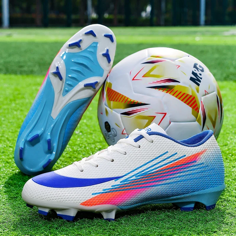 New Men Soccer Shoes Society Professional  Football Field Boots Original Grass Training Boys Resistant Non-Slip Outdoor Sneakers
