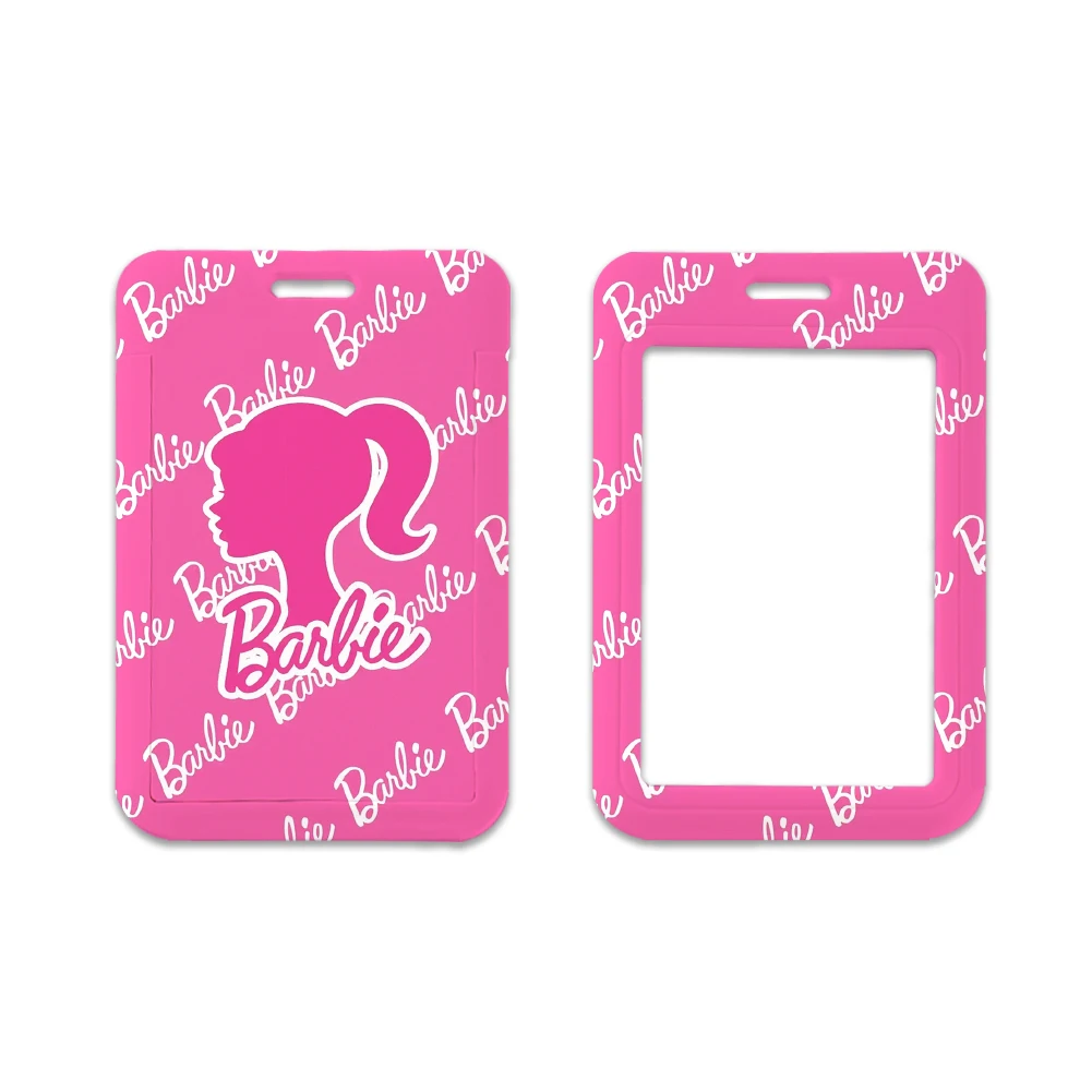 Anime New Styles Barbie Card Sleeve Holder Kawaii Cartoon Bus Card ID Credit Bank Access Control Protective Cover Bag Gifts Toys