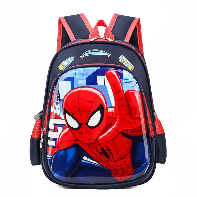 

Spider-Man New Kids Backpack Mini Schoolbag Boys and Girls Cute Backpack Cartoon Kindergarten Children's Bag Christmas Gift