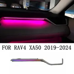 64 colors For Toyota RAV4 xa50 2019-2024 Instrument Dashboard Panel Trim Atmosphere Light For Toyota RAV4 Car Side Driver Lamp