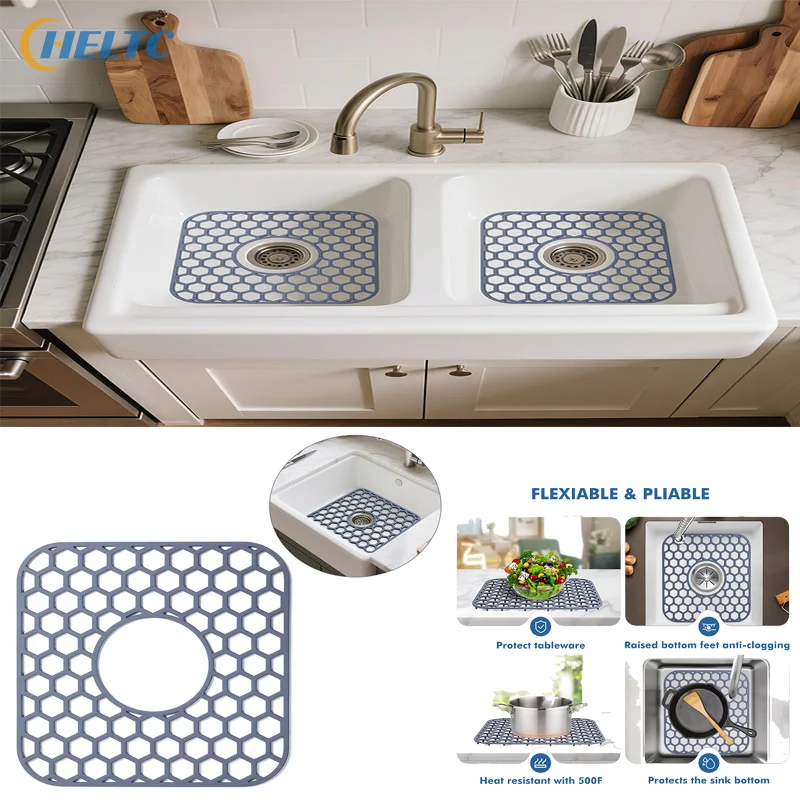 

Идеально подходит для раковин размером 12 x 11 дюймов. Силиконовые защитные приспособления для кухонной мойки — кухонная мойка размером 12 x 11 дюймов с центральной сливной решеткой.