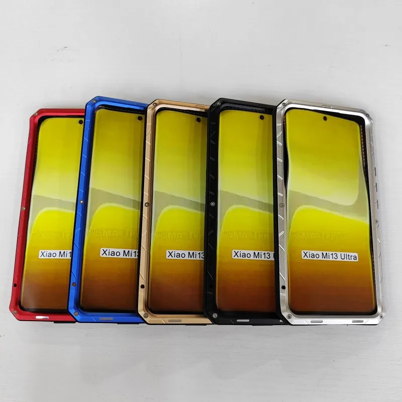 Imatch For Xiaomi 13 Ultra Hard Aluminum Metal Silicone Heavy Duty Protection Cover For Mi 13 Ultra Shockproof Shell Phone Case
