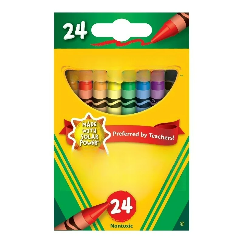 Crayola Crayons, 24 Count, Back to School Supplies, Classroom Must Haves for Teachers, Classic Colors, Gifts, 3+