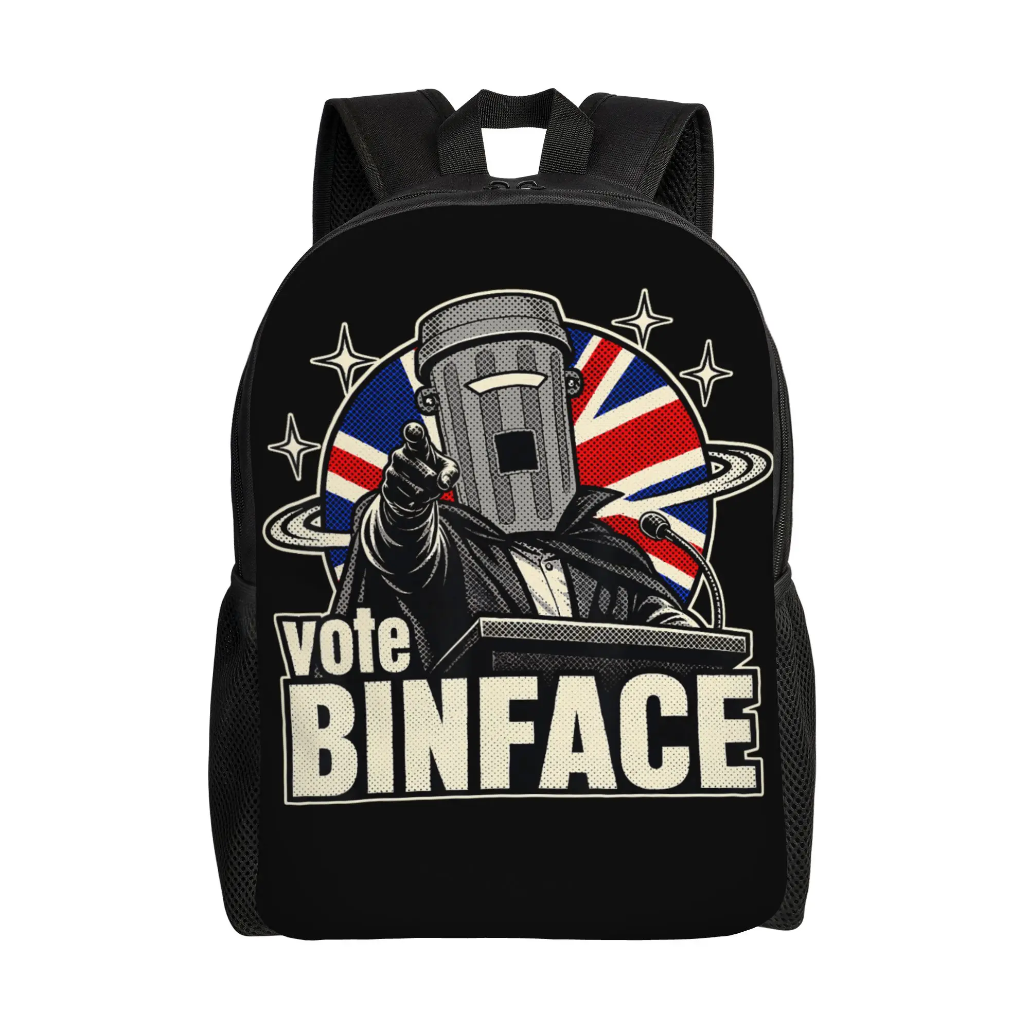 Count Binface Shirt Vote Binface Anti Farage Casual Backpack Sports Student  Daypack for Men Women Laptop Computer Shoulder Bag