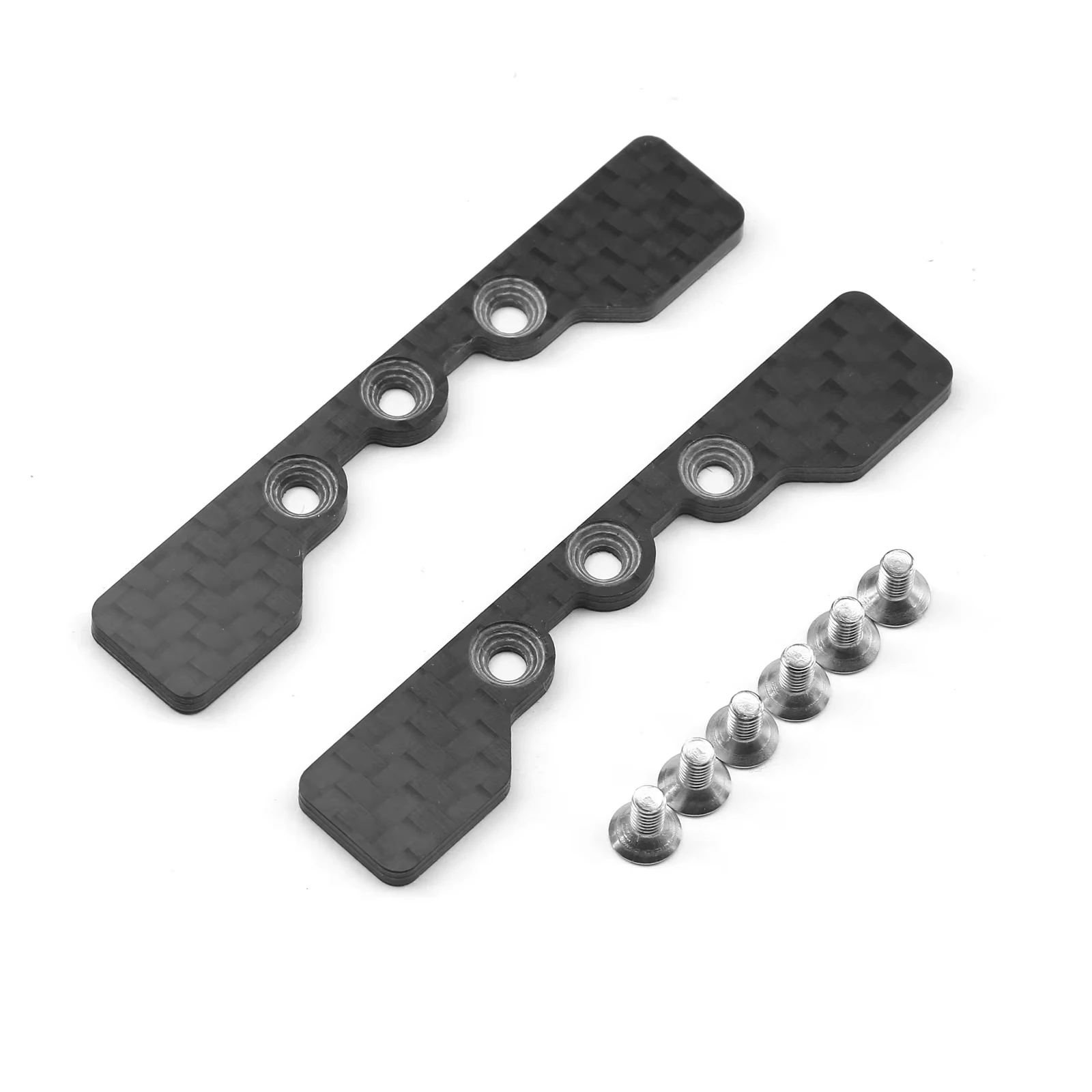 Tamiya TT02 TT-02 1/10 RC Car Carbon Fiber Lower Arm Stopper Plate Kit Off-Road Upgrade Replacement Parts view 5