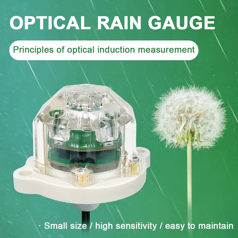 High-Precision Infrared Rain Sensor Optical Rain Gauge Suitable for Agriculture and Forestry Weather Stations Transmitters