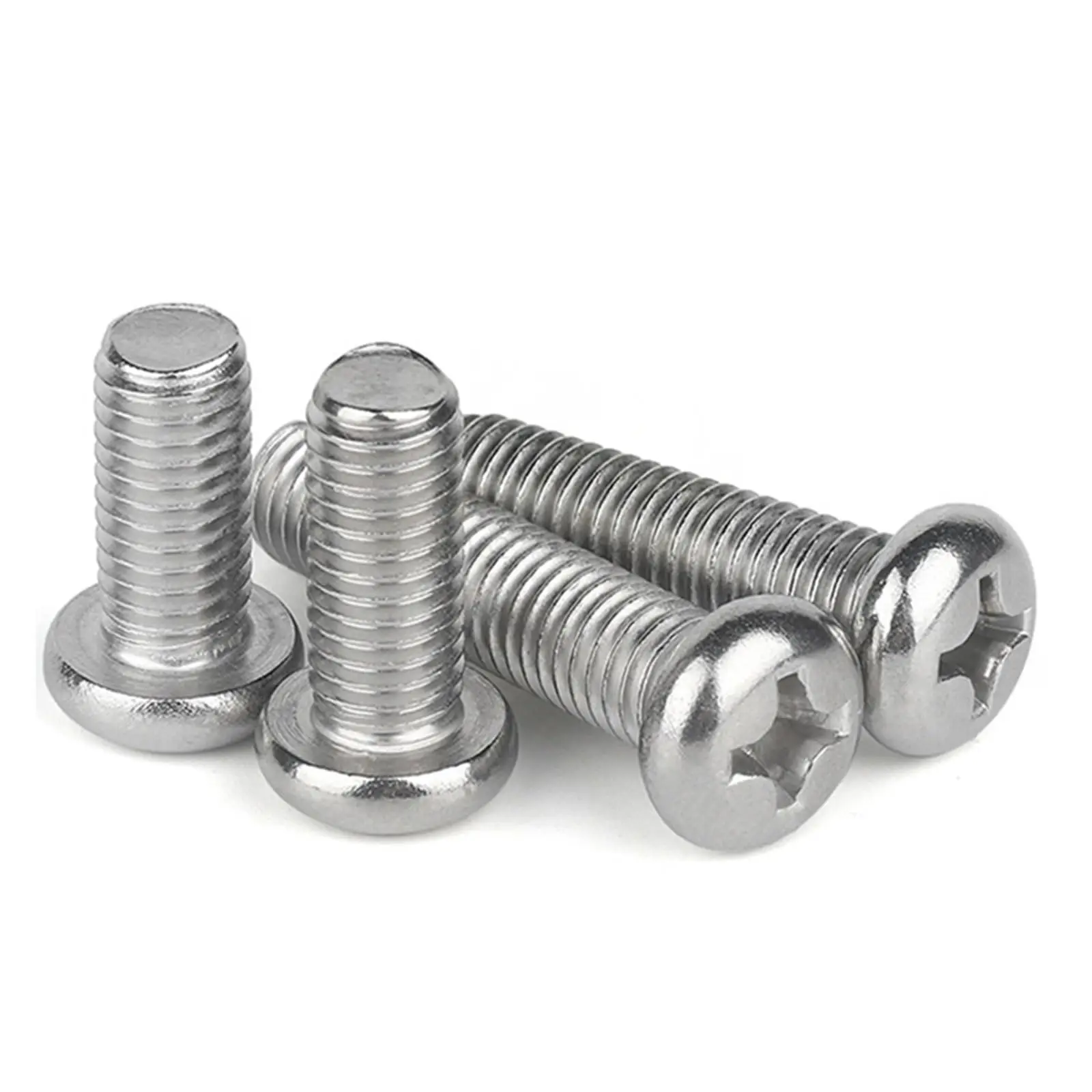 Camera TV Computer Screws M5 M6 304 Stainless Steel Phillips Pan Head 2-20Pcs Anti-Rust Machine Bolts for Assembly  Repair