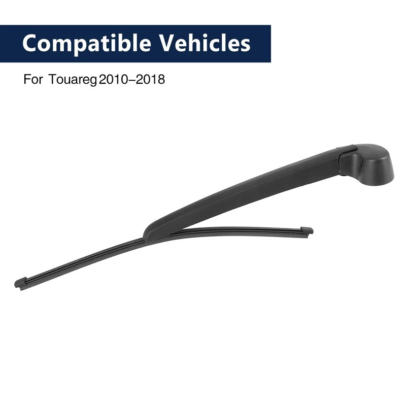 Rear Windshield Wiper Blade Arm Set 360Mm 14 Inch For Touareg 2010-2018 Rear Wiper Arm & Blade