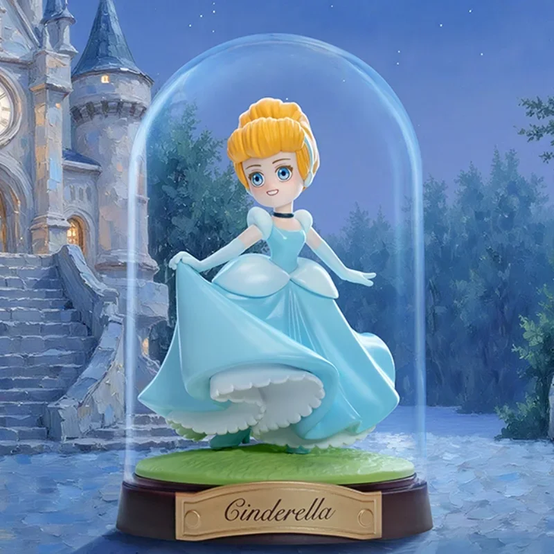 100% authentique POP MART Disney princesse créez votre monde boîte aveugle jouets mystère Anime figurine poupées décorations de bureau cadeau