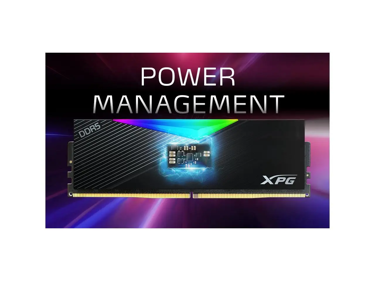XPG LANCER RGB 32GB (2 x 16GB) 288-Pin PC RAM DDR5 6000 (PC5 48000) Desktop Memory Model AX5U6000C3016G-DCLARBK view 6