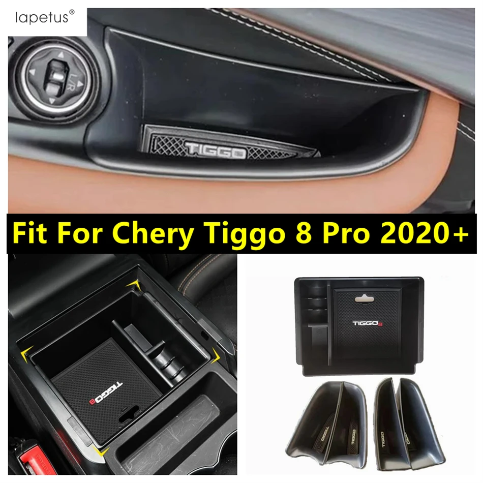 

Car Central Control Armrest Door Storage Box Container Holder Tray Interior Accessories Fit For Chery Tiggo 8 Pro 2020 - 2023