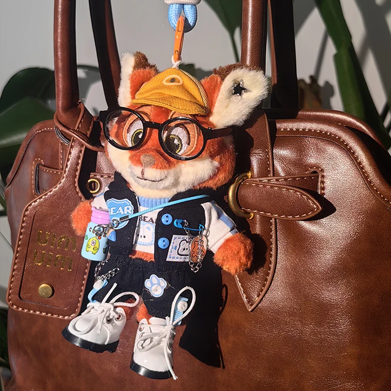 

Disney Zootopia Nick Judy Plush Pendant Fashion Keychain Soft Cute Toy Doll Backpack And Car Interior Pendant Doll Birthday Gift