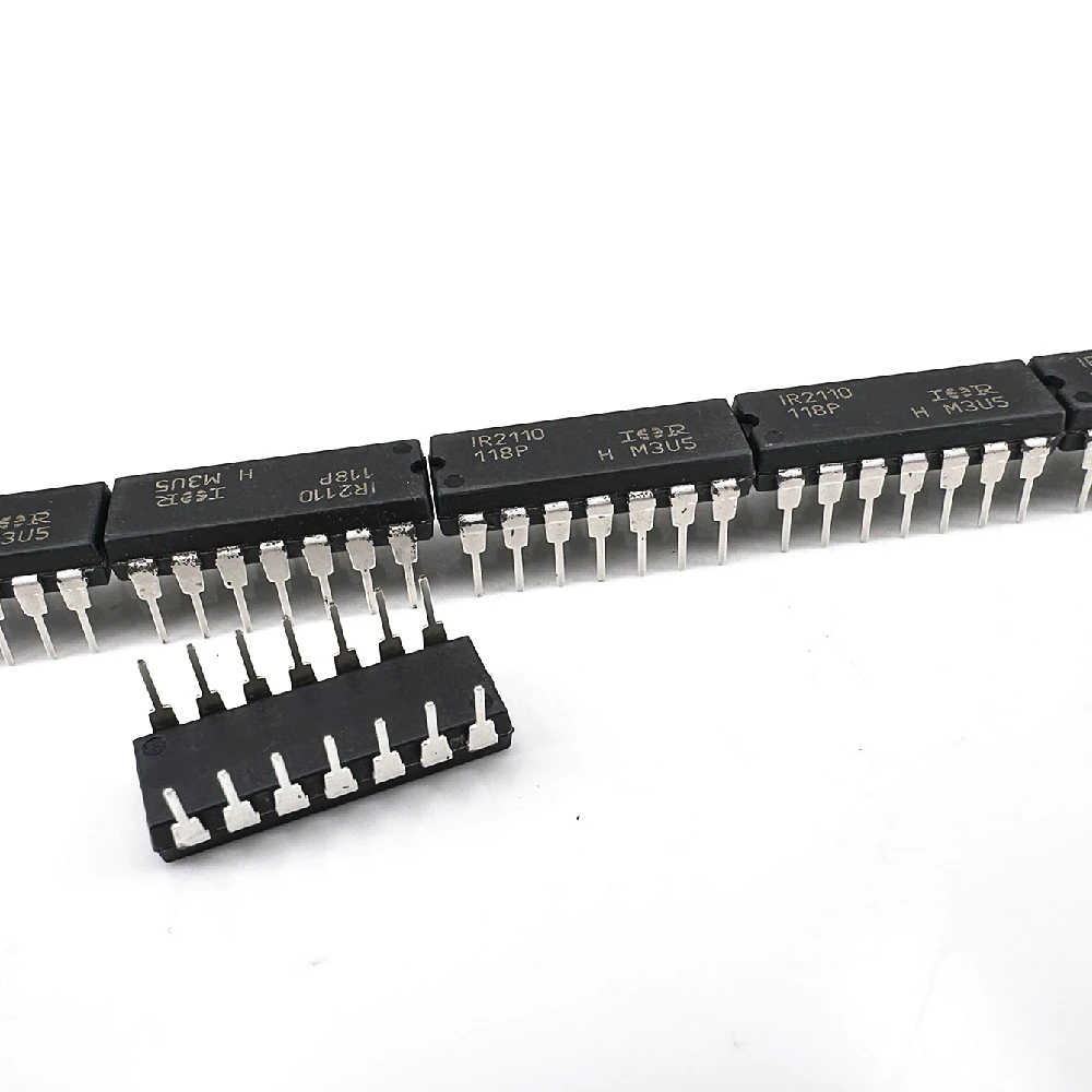 New original (10pcs) IR2110PBF IR2110 DIP-14 500V High-side and Low-side Gate Driver IC Chip