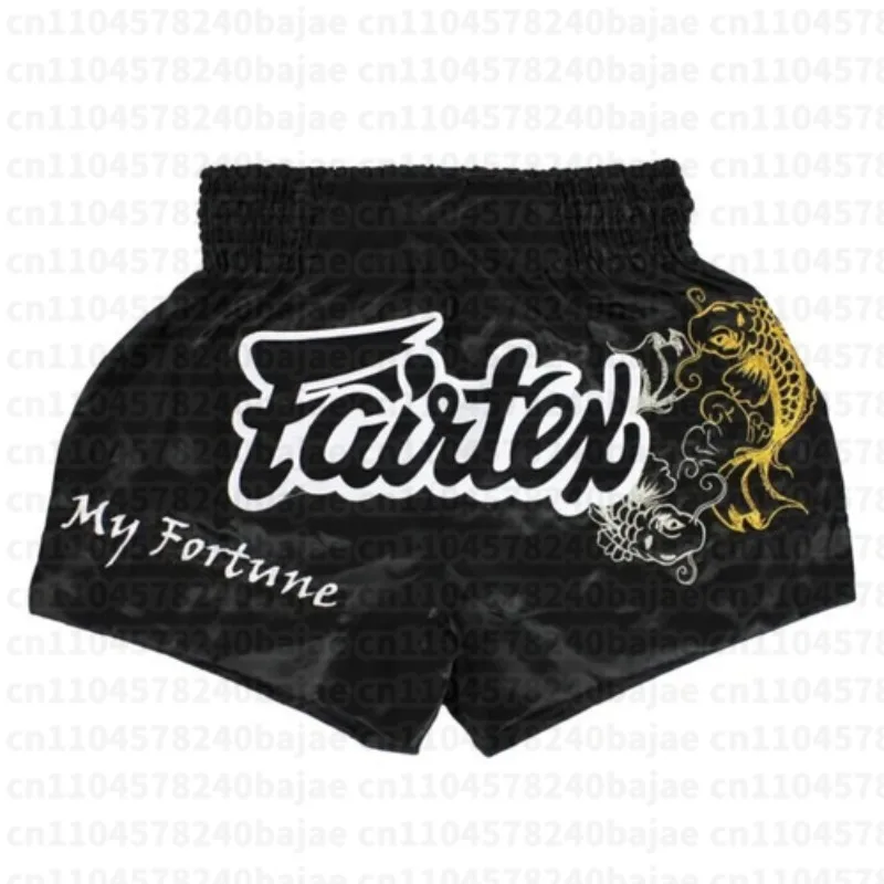 Thai Boxing Shorts for Adult Men and Women Kid- Boxing Training and Muay Thai Fighting Exercise Shorts
