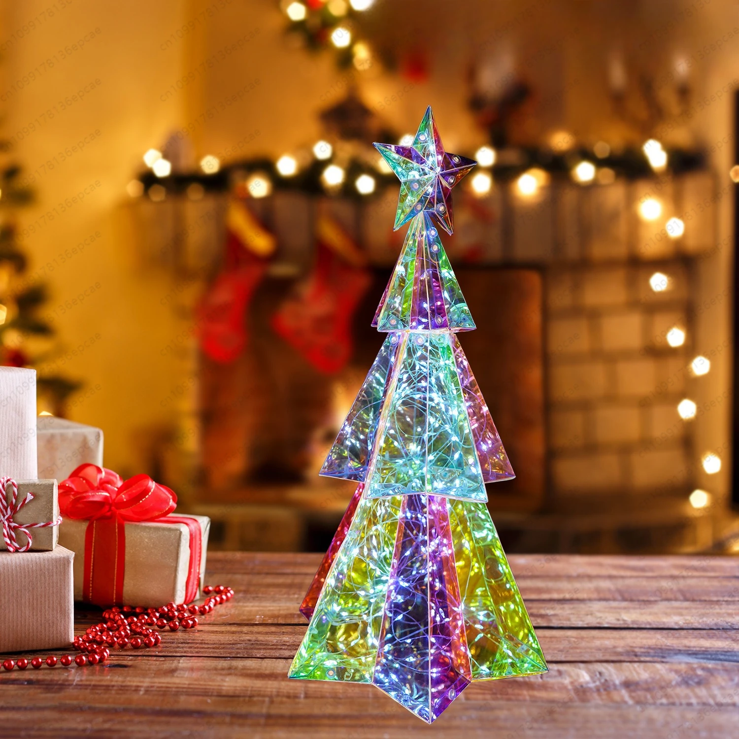 Symphony glowing Christmas tree Ruoshu Christmas party night light creative ornament