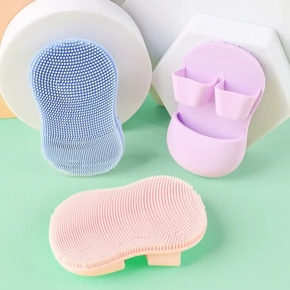 Mini escova de limpeza facial de silicone macio purificador facial limpeza profunda multifuncional escova de massagem de limpeza facial