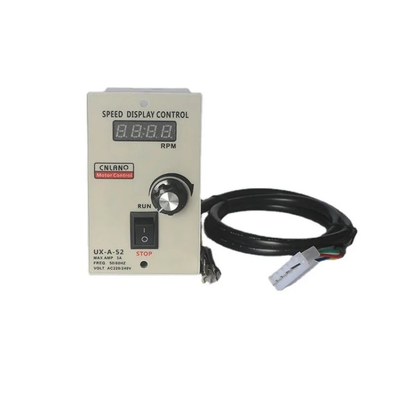 LED Display Speed Controller 400W UX-A-52 AC 220V 50/60hz Regulator Control Forward & Backward Motor Speed Governor