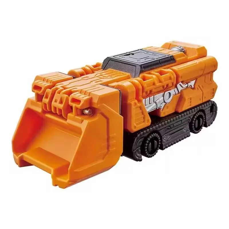 Original Bandai DX Blast Sentai Runner Polizeiauto Gabelstapler Bulldozer Autorennen Fusion Transformation Spielzeug Anime Actionfiguren