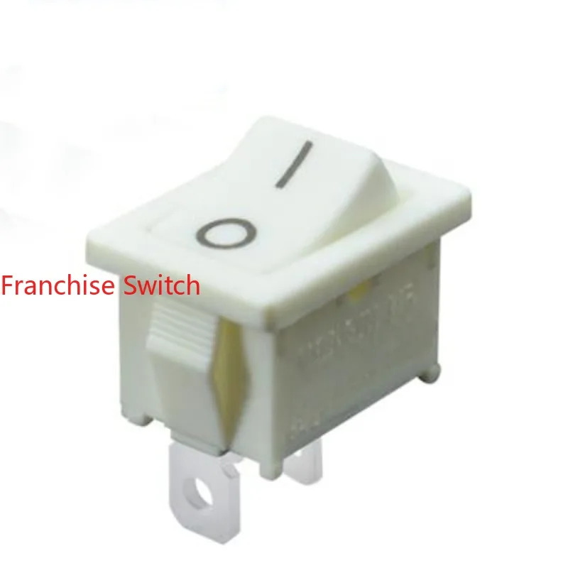 10PCS MR-1-110-C5N-WW White two feet  gears boat type switch silver touchpoint