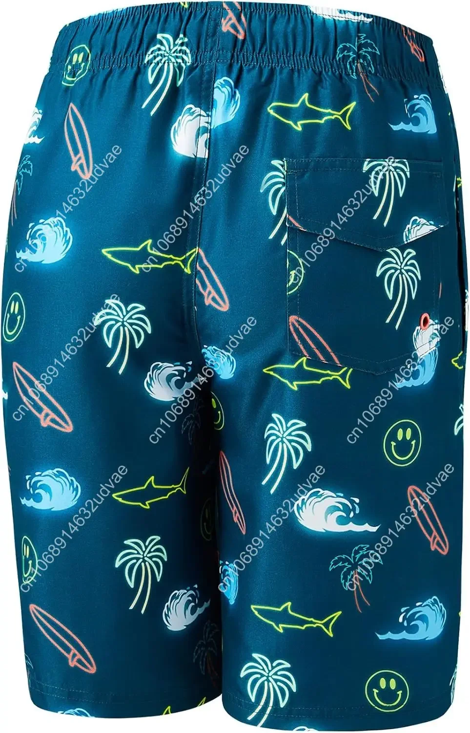 Boys Swim Trunks Quick-Dry w/Ultra Soft Jersey Lining Premium Eco Material UPF 50+