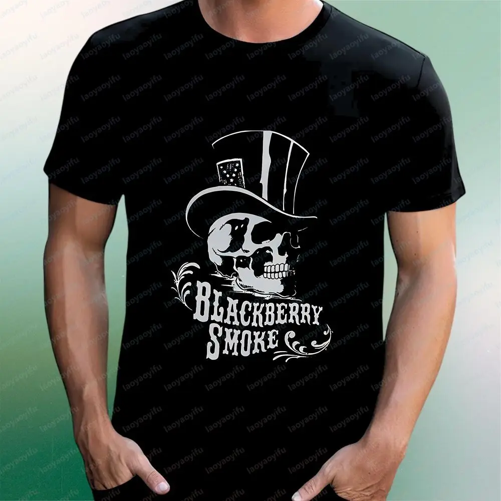 Blackberry Smoke Band - Summer Trend Short-Sleeved T-Shirt for Both Men and Women with Universal Design Pattern