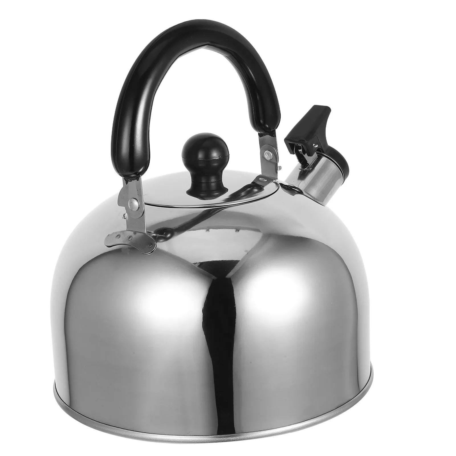 Tea Kettle For Electric Stove For For Camping Stove Camper Stovetop Stainless Steel 3L Whistling Sound Flat Bottom