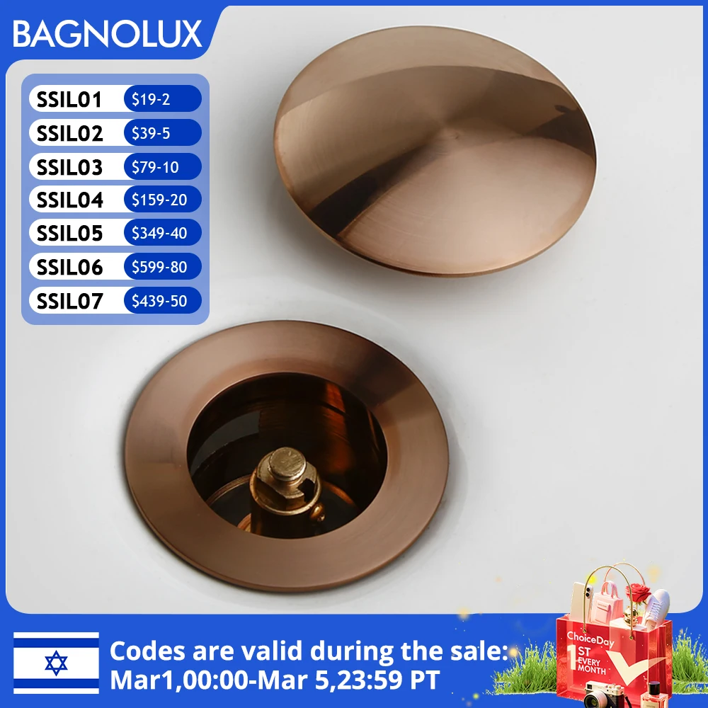 Bagnolux Roségold-Abtropfgestell für Badezimmer, Waschbecken, Korrosionsbeständigkeit, rundes Loch, leicht zu reinigendes Abtropfgestell aus Messing für Badezimmerwaschbecken