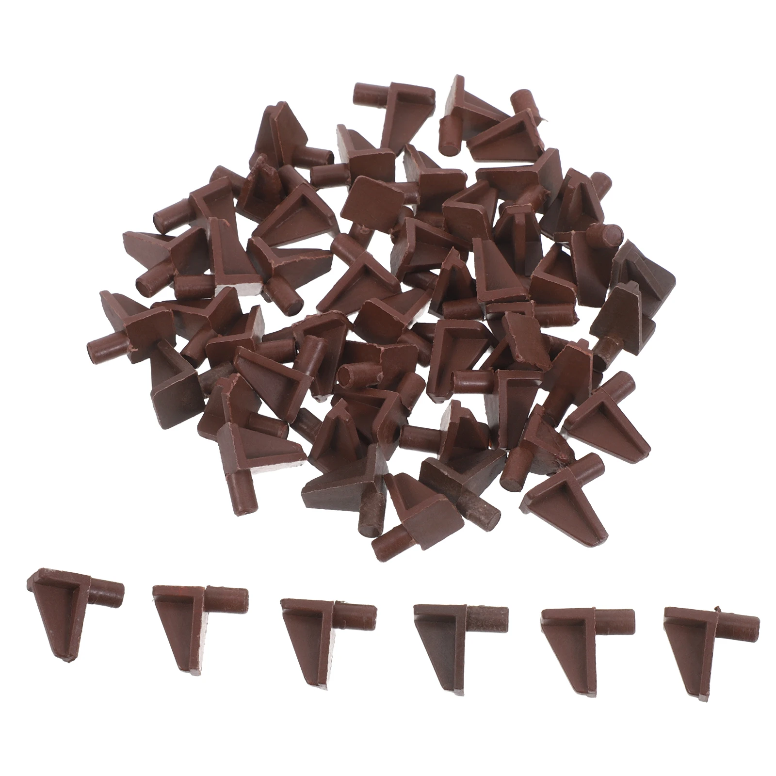 

50Pcs Invisible Shelf Support Pegs Plastic Adjustable Shelf Pins Cupboard Kitchen Cabinet Clips Furniture Brackets Shelving