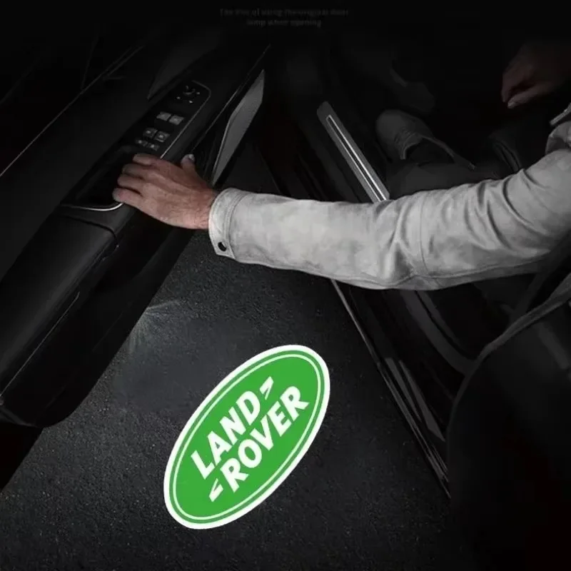 

2025 NEW! →2/4Pcs Land Rover Freelander 2 2010-Now Car Accessories LED Projector Ghost Atmosphere Logo Auto Door Welcome Lights