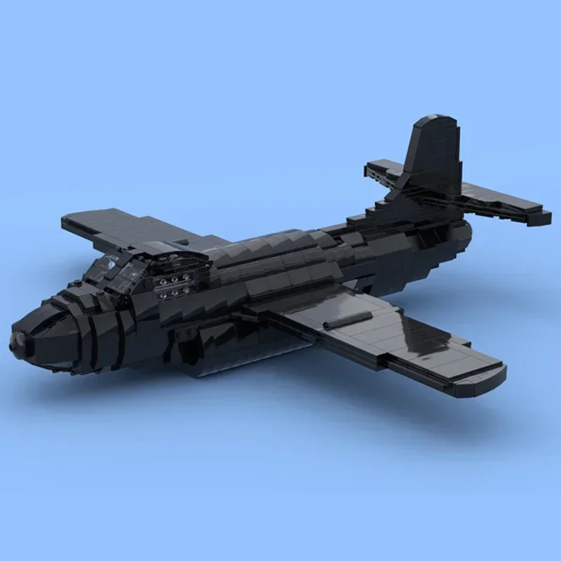 Moc Building Bricks Military Weapon Model F3D Air Knight Fighter Technology Modular Blocks Gift Christmas Toys DIY Sets Assembly