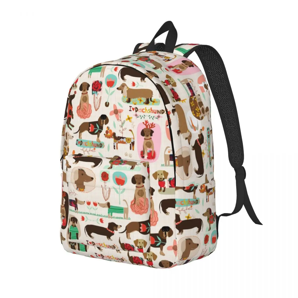 Cute Dog Backpack Middle High College School Student Animal Cartoon Bookbag Teens Daypack Travel