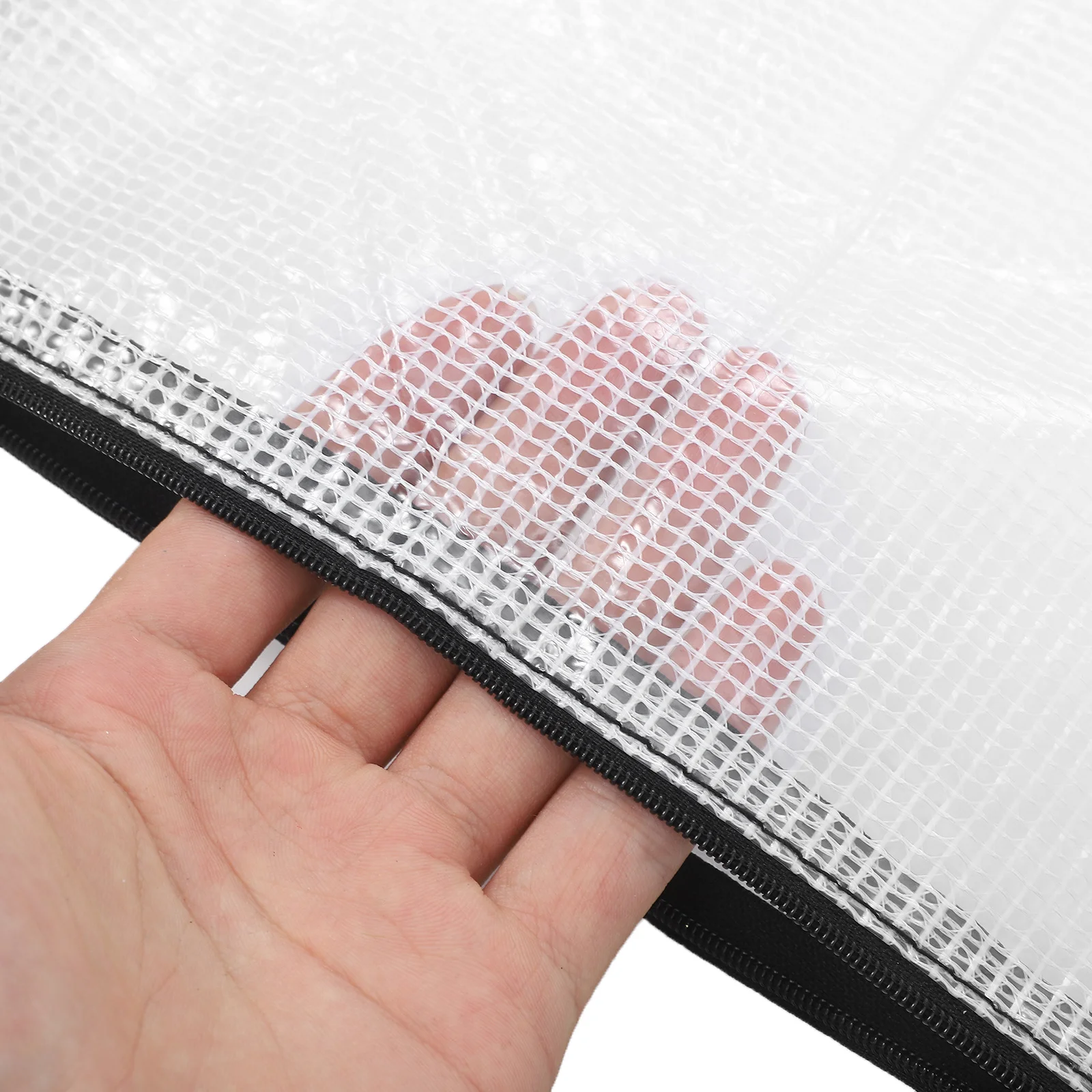 

2pcs File Bag Large Capacity Transparent Portable Storage For Artwork Posters Drawing Board Clear Pouch Artist Supply Organizer