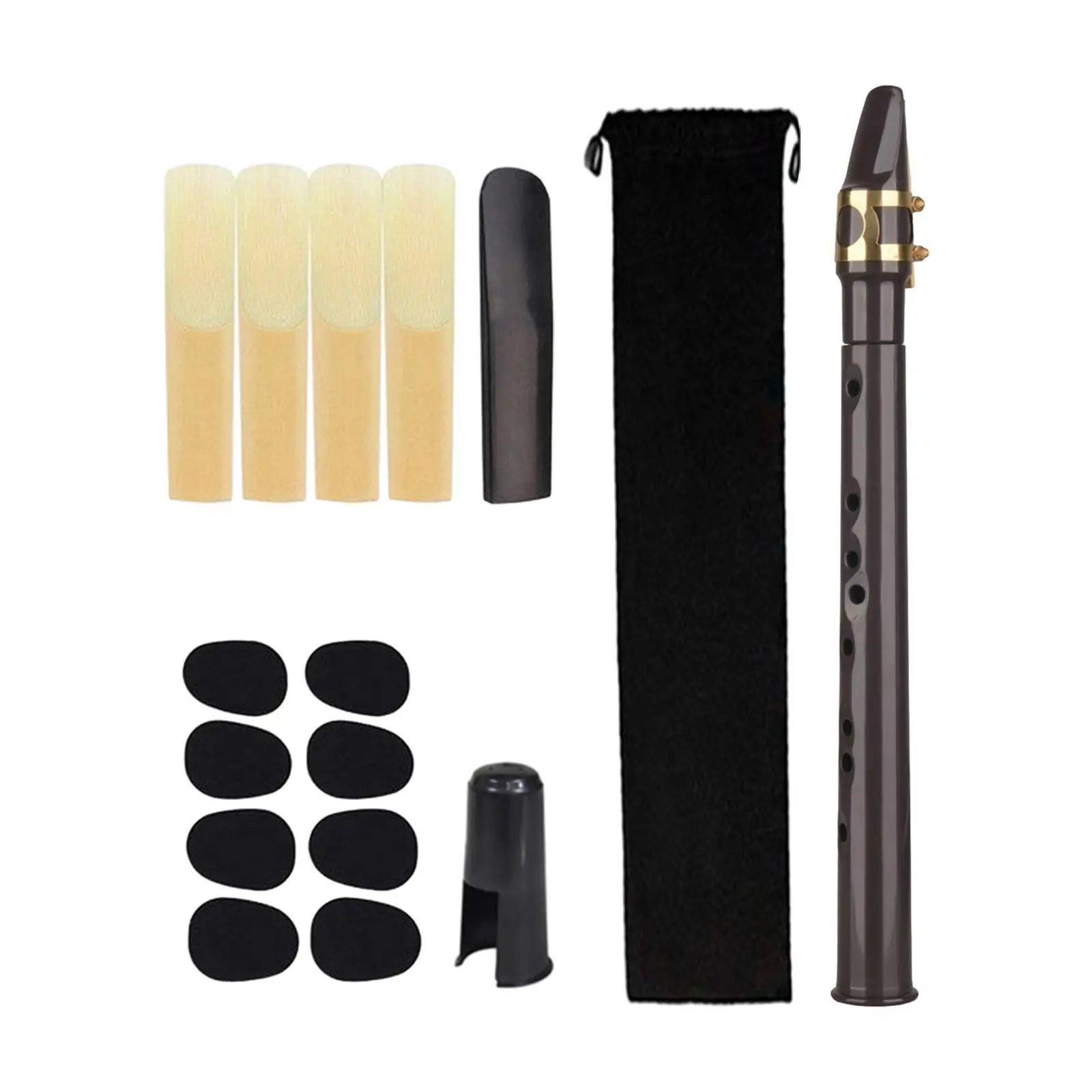 Pocket Saxophone with Mouthpiece Reeds for Professional Amateurs