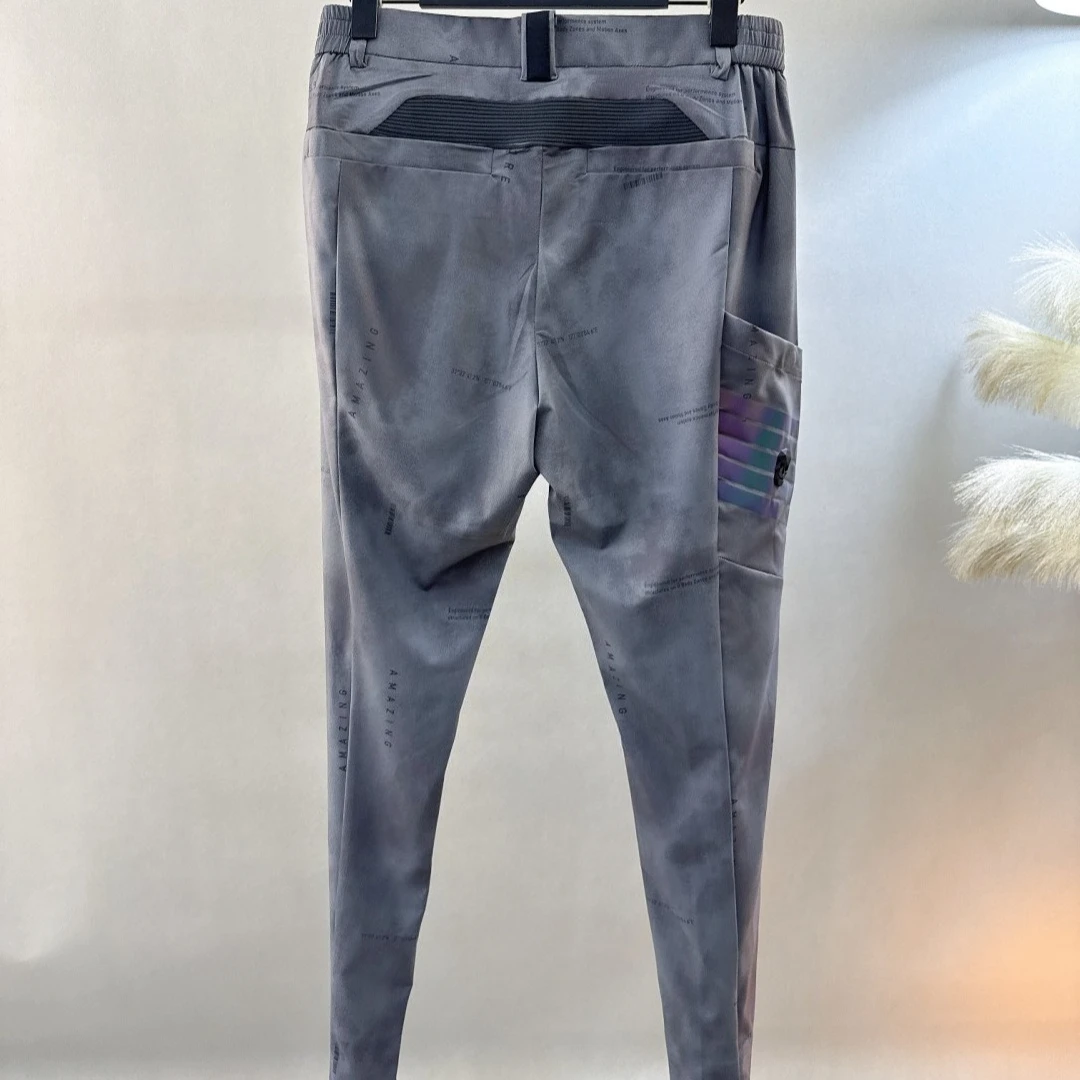 Men's Golf Pants 2026 Fall New Korean Style Slim Fit Stretch Quick-Dry Sporty Breathable Moisture-Wicking Soft Lightweight